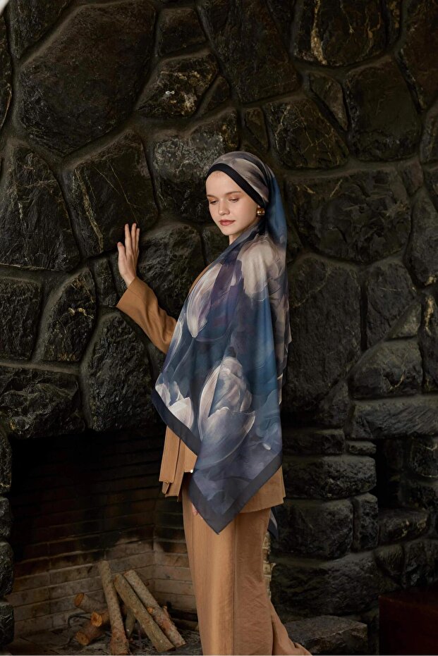 Winter Bloom Soft Şal 3067-10096 - 3