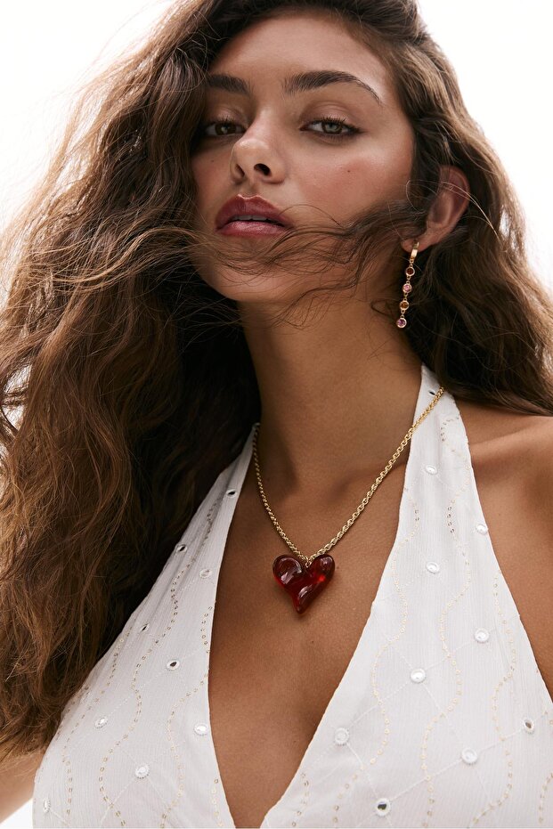 2'li Kalp Kolye Seti - 4