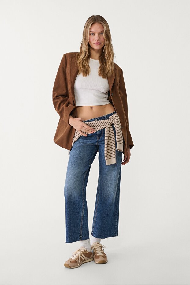 D96 Straight Crop Jean - 1