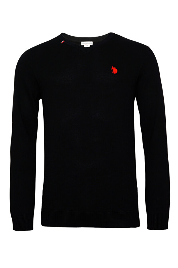 Strickpullover-Pullover mit V-Ausschnitt - 2