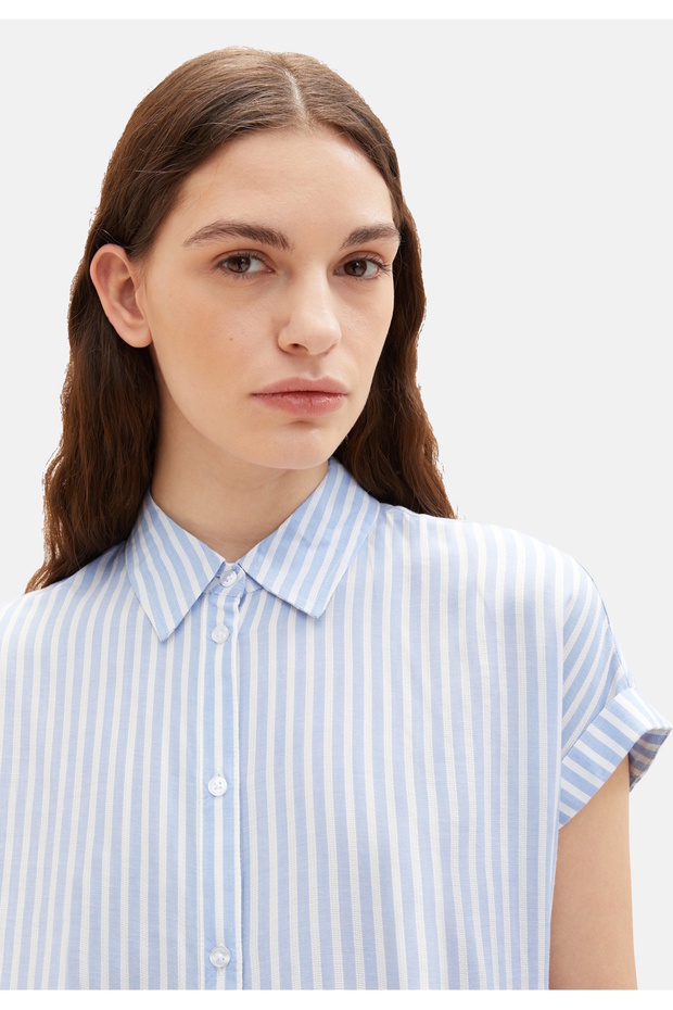 Bluse Kurzarmbluse - 5