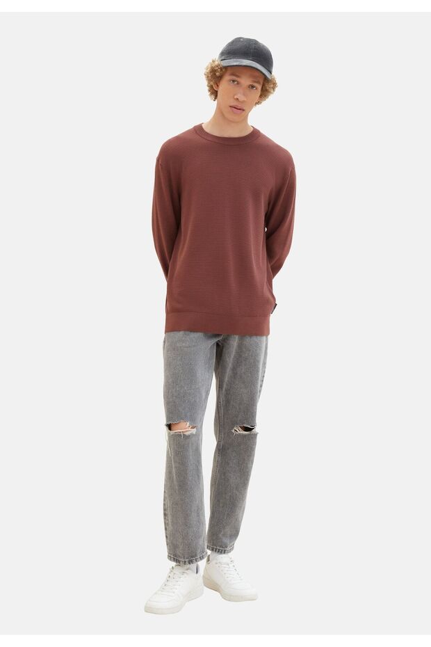 Pullover Strickpullover R-Neck - 4