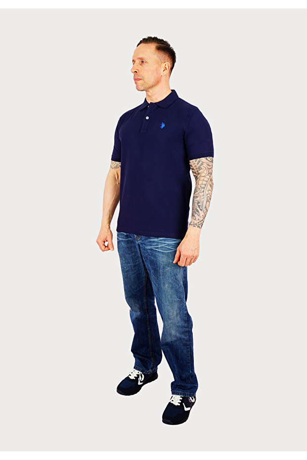 Kurzarm Basic Poloshirt - 4