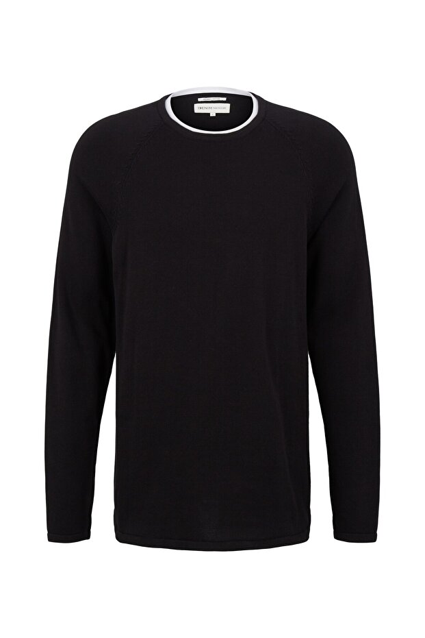 Strickpullover Pullover R-Neck - 1