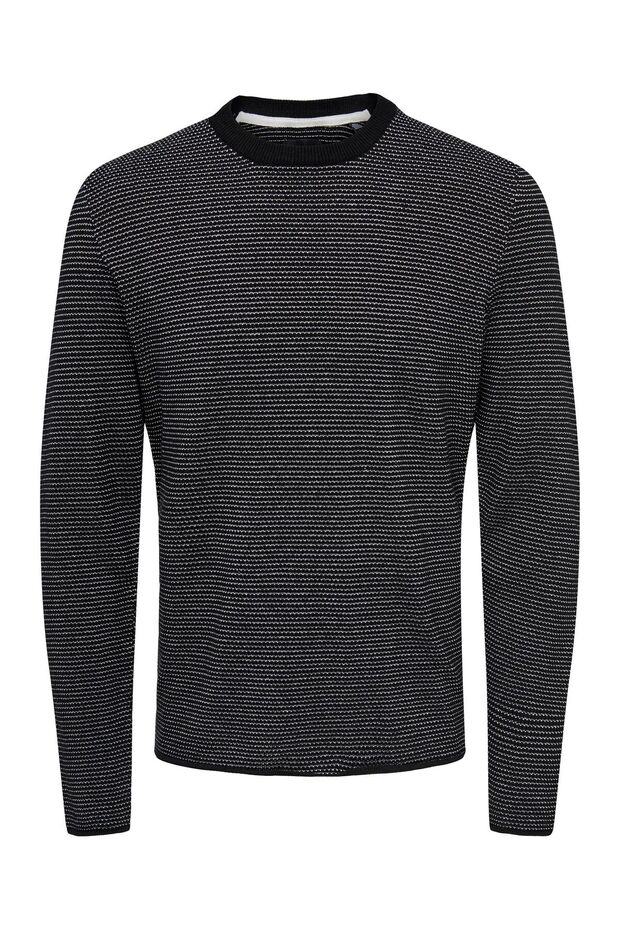 Strickpullover Niguel Pullover R-Neck - 1