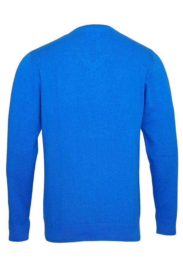 Pullover Strickpullover V-Ausschnitt - 3