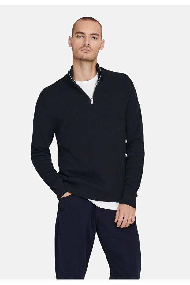 Pullover Phil Pullover mit halben Reißverschluss - 1