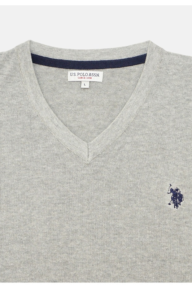 Pullover Strickpullover Pullover mit V-Ausschnitt - 3