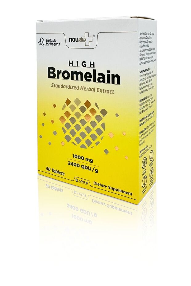 High Bromelain 1000mg 30 tablet - 3