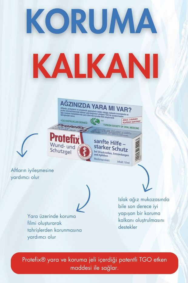 Ağız Içi Yara Ve Koruma Jeli 10ml - 2