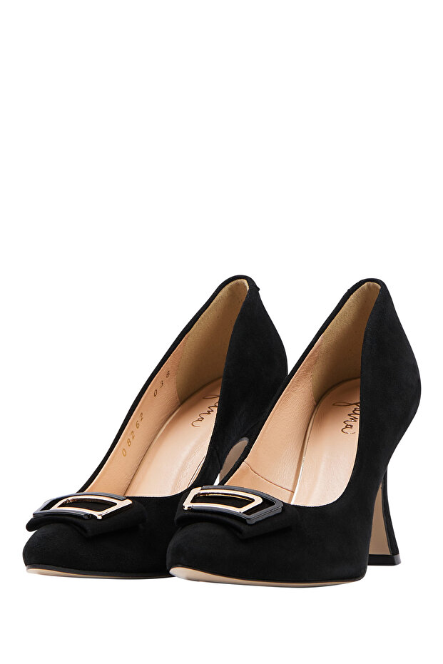 Pumps aus Veloursleder - 5