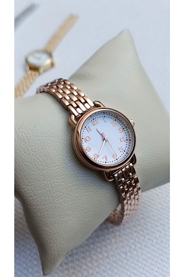 Çelik Kadın Vintage Kol Saati - 6