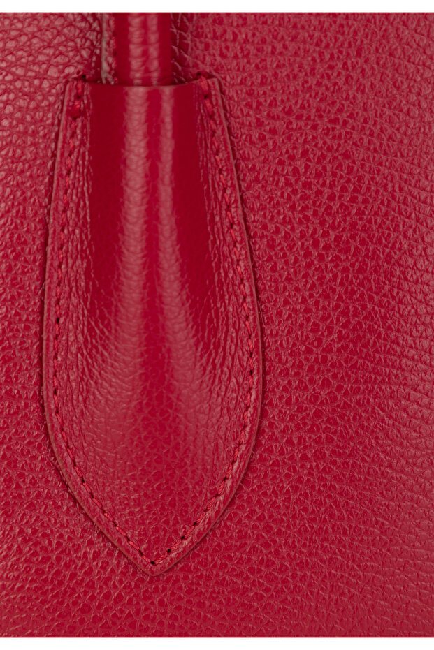 Henkeltasche aus Leder - 4