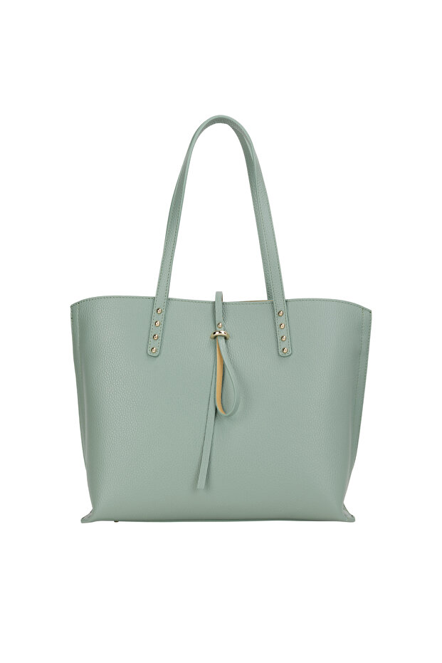 Leder Shopper - 1