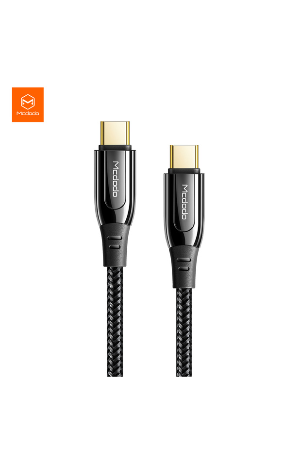 كابل شحن سريع PD بقوة 100 وات (USB-C إلى C) بطول 1.2 متر (سبائك الزنك)