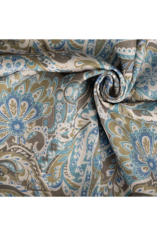 Eșarfă cu model natural - 2