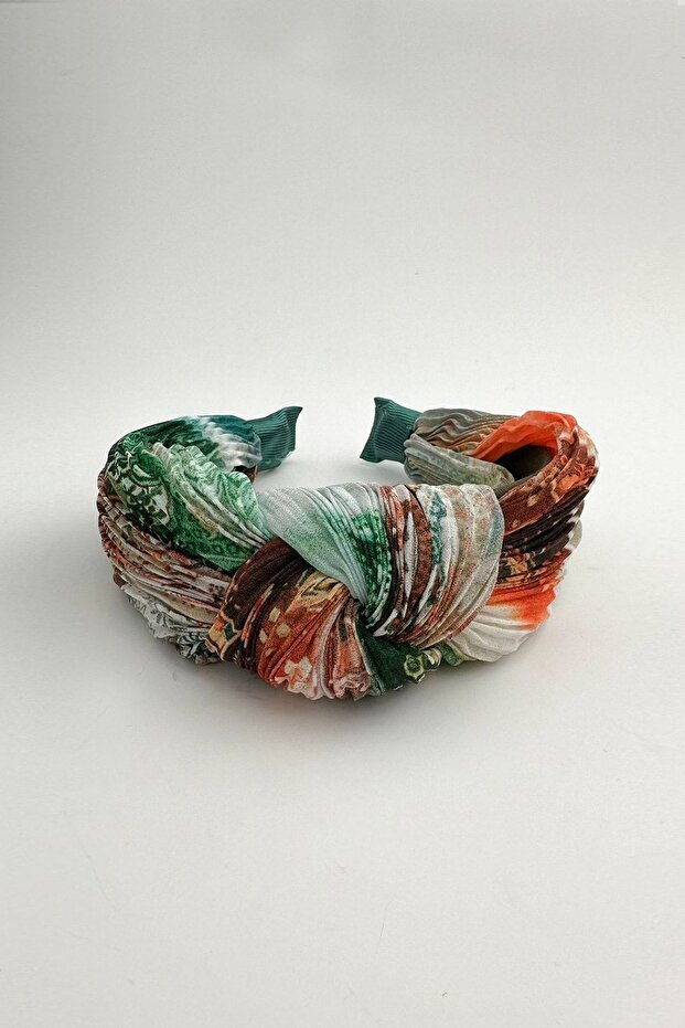 تاج مطوي ملون بنمط الزهور - 3