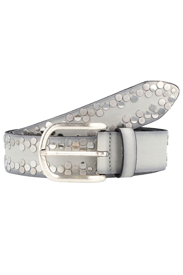 Nietengürtel Leder - 1