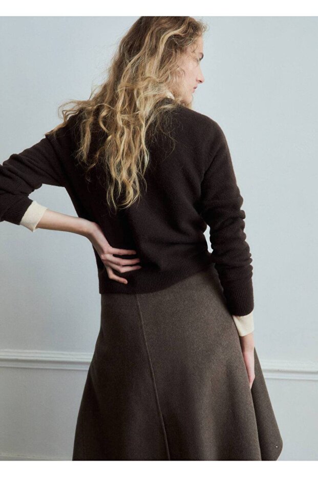 V yaka triko hırka - 4