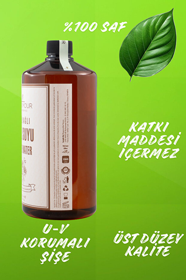 %100 Doğal Gülsuyu 1000ml Mega Boy Gözenek Sıkılaştırıcı / Aydınlatıcı Ve Arındırıcı Tonik - 3