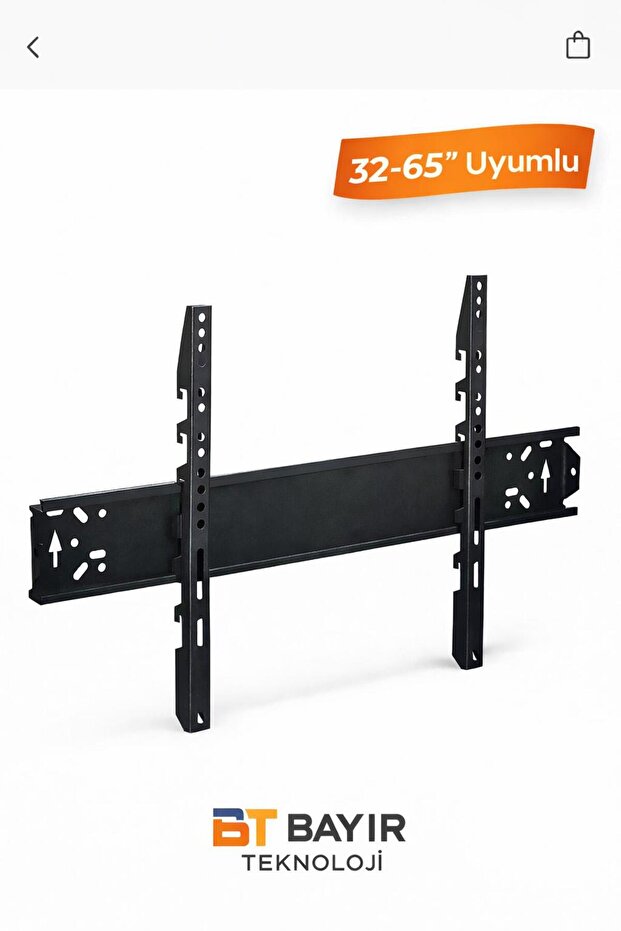 Genel Markalar Bayırtech Tüm Markalarla Uyumlu TV Televizyon Duvar Asma Aparatı 35- 43-49-50-55-60-65 '' Uyumlu