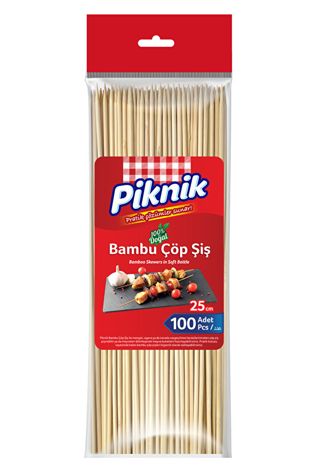 Bambu Çöp Şiş 100'lü - 1