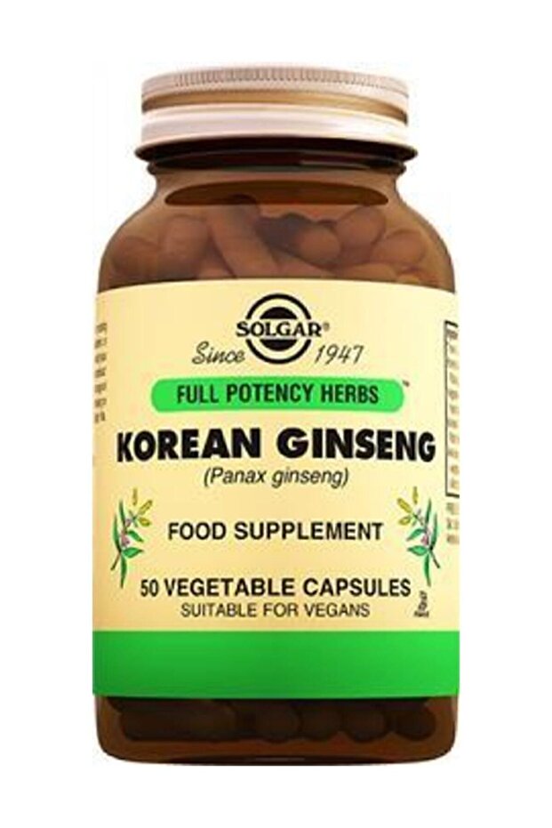 Korean Ginseng 50 Bitkisel Kapsül - 1