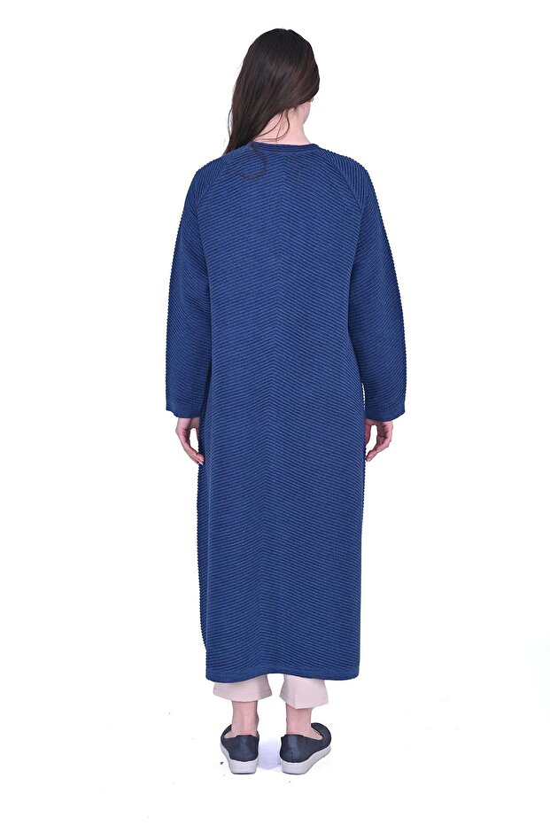 V Triko kap İNDİGO - 3