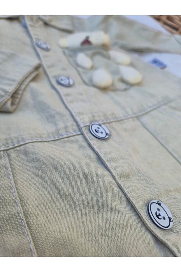 Ayıcıklı kot tulum - 3