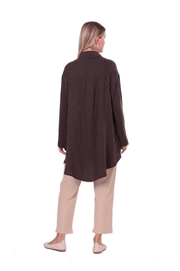 Piton Gömlek KAHVE - 3