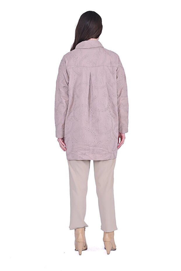 Poplin Gömlek BEJ - 3