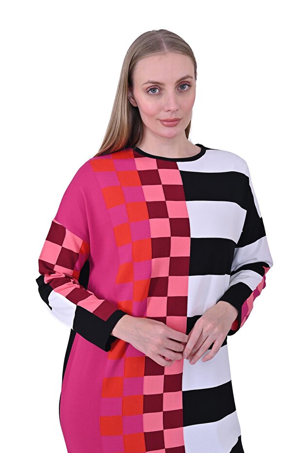 Mahjong Knitwear Tunic Black