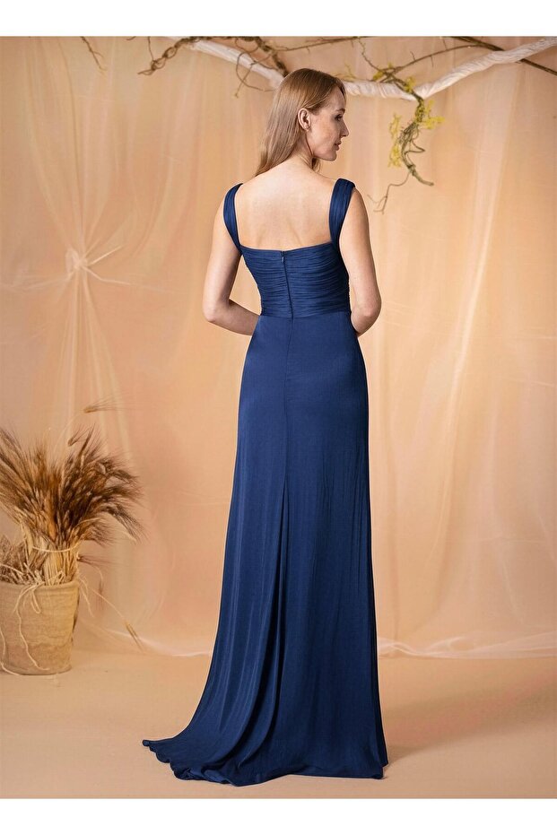 6053ŞİF ŞİFON ELBİSE - 6