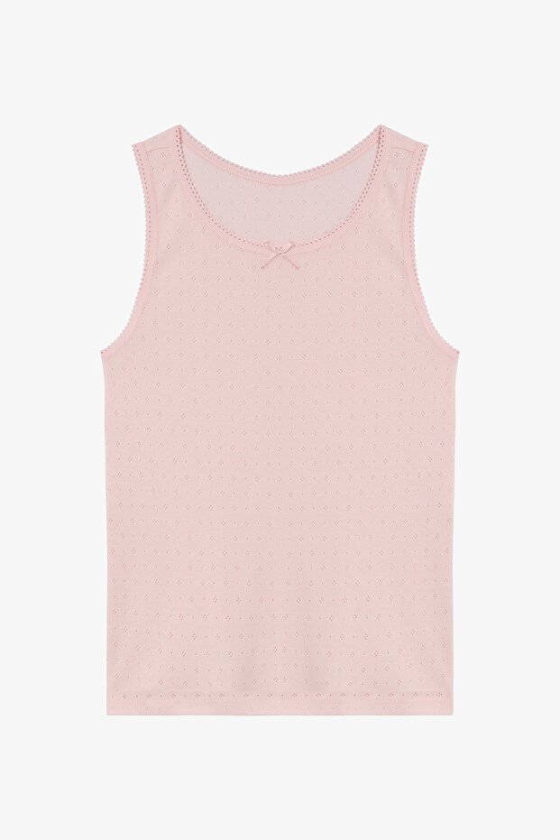 Kız Çocuk Basic Pamuklu 2 li Atlet - 2