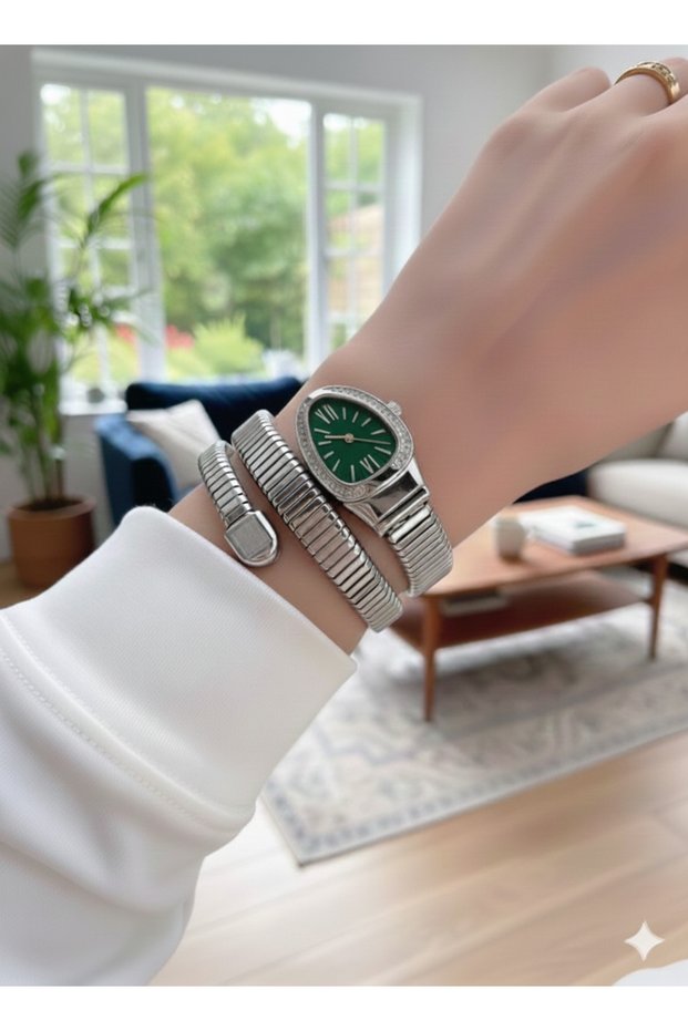 Snake Watch, Wrapped Watch, Women's Wristwatch