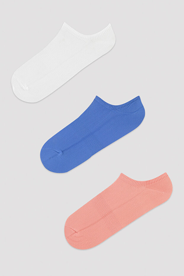 Soft 3lü Patik Çorap - 1