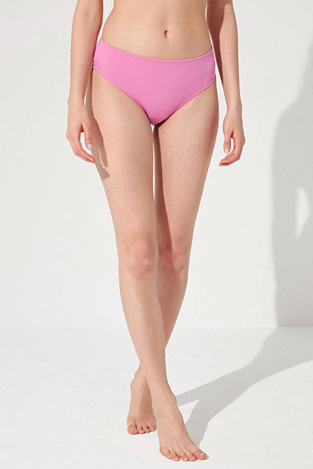 Fuşya Basic Cover Bikini Altı - 2