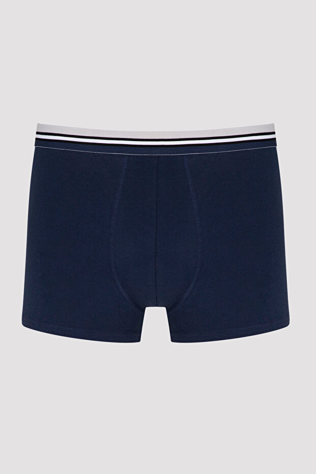 Erkek Pamuklu Basic Same Tape 2li Boxer - 4