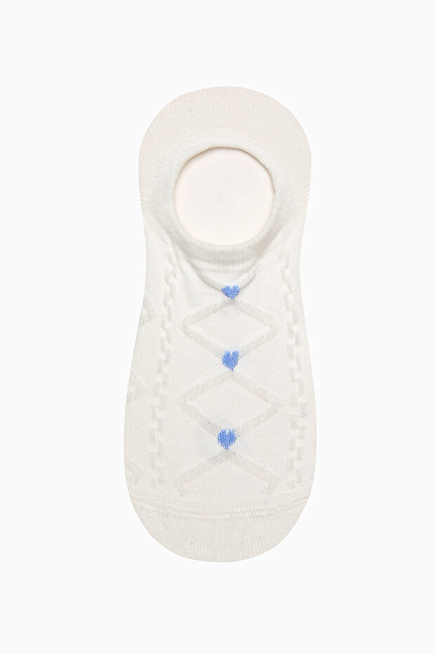 Jacquard Dots 3lü Sneaker Çorap - 4