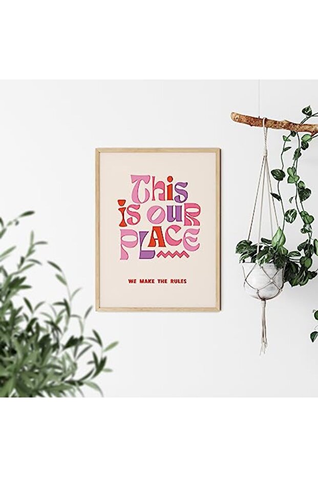 Signtouch Taylor Lyrics Music Canvas Wall Art Natural Wood Outer Frame 30x40 cm