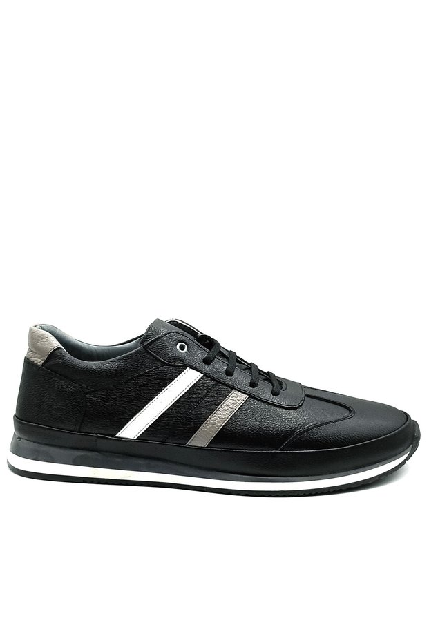 Men's 100% Genuine Leather Large Size Sports Shoes