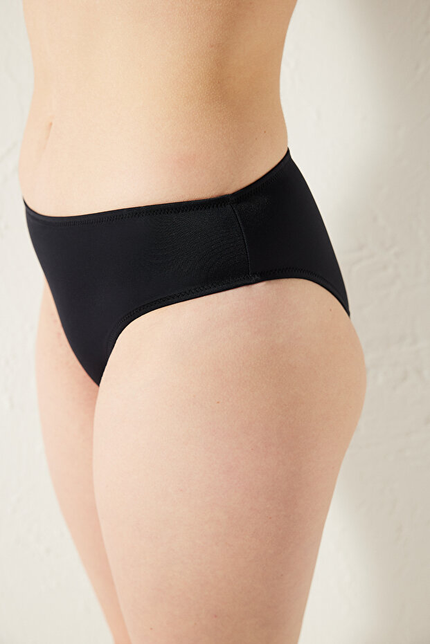 Siyah Basic Cover Bikini Altı - 2