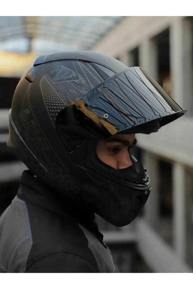 Rapıd 2 Crypt Kapalı Kask Mat Siyah - 3