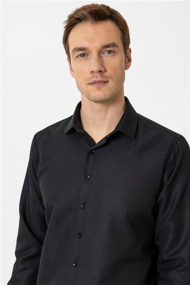 قميص دوبي ذو أساور مربعة الشكل - 3