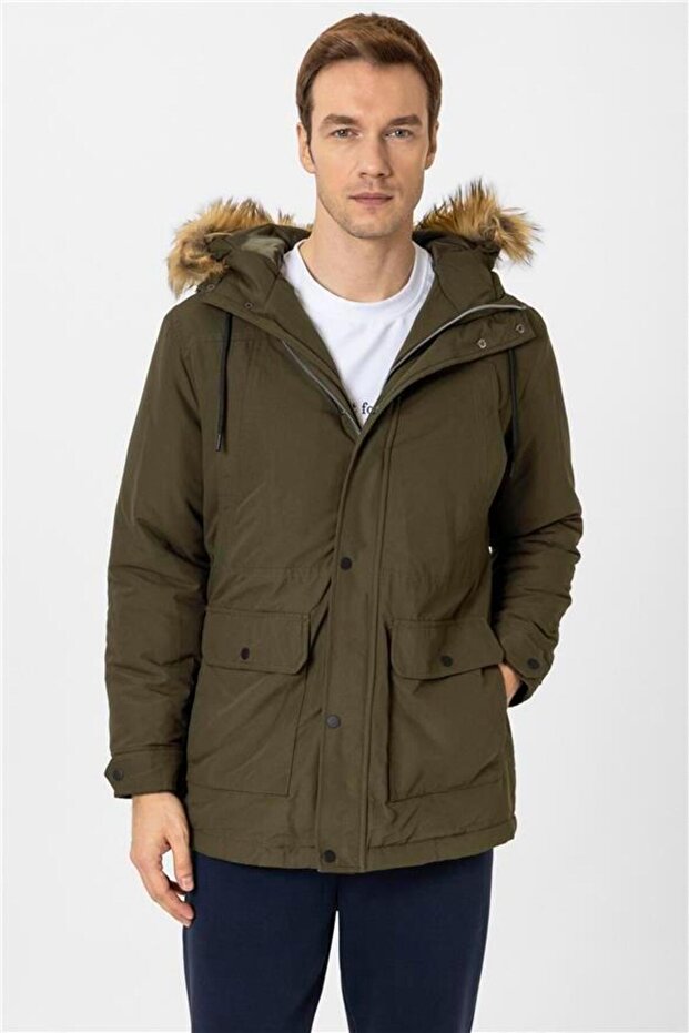 PREMİUM SVR KAPÜŞONLU MONT - 1