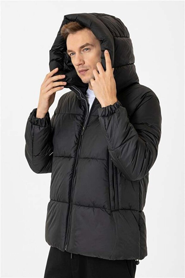 Siyah Slim Dolum Mont - 4