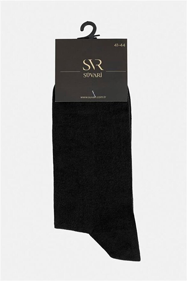 Siyah Düz Çorap - 1