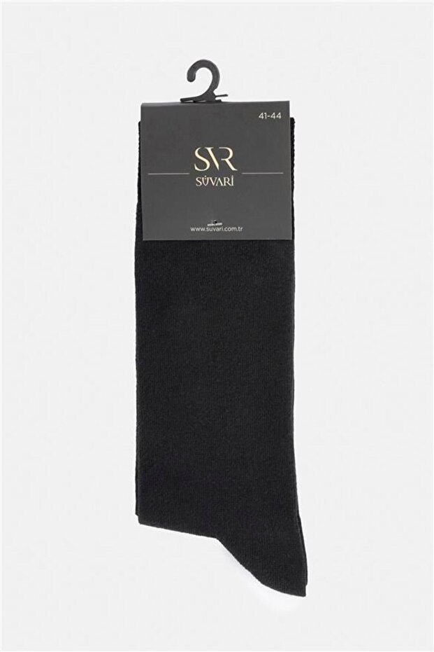 Siyah Düz Çorap - 1