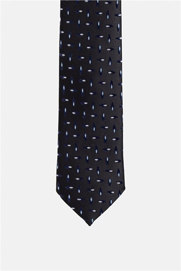 Siyah Baskılı Kravat - 2