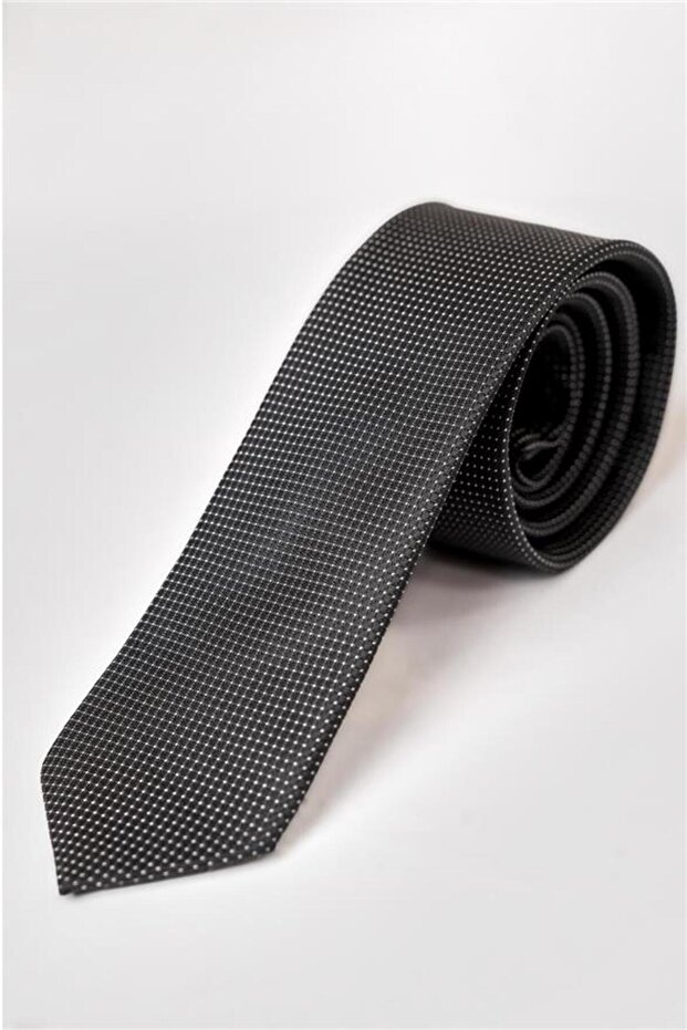 Siyah Baskılı Kravat - 1